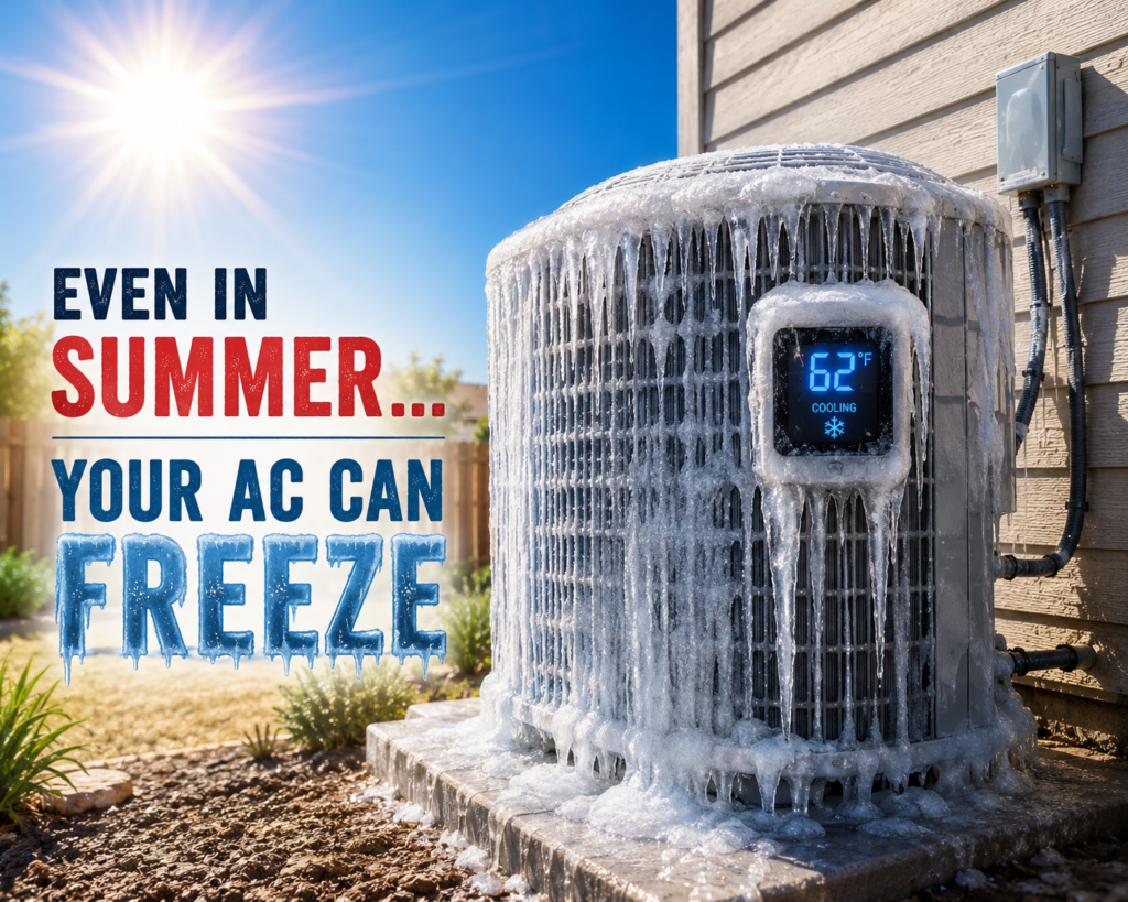 Common Reasons Your Air Conditioner Freezes Up During Summer