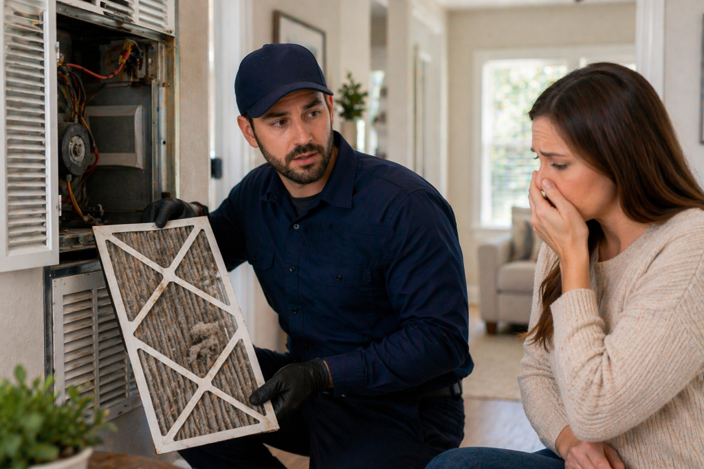 Why Your HVAC System Smells Bad (And What Each Odor Means)